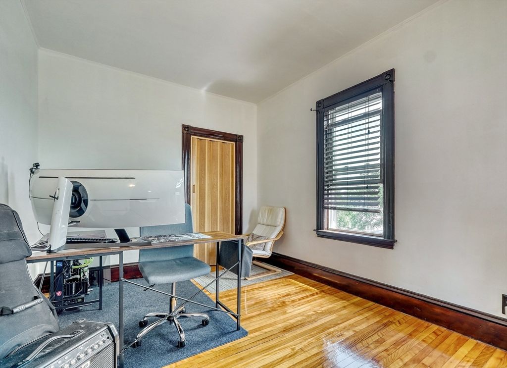 Home Office, Interior, Wood Texture Flooring