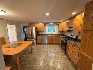 Interior, Kitchen, Recessed Lighting, Stainless Steel Appliances