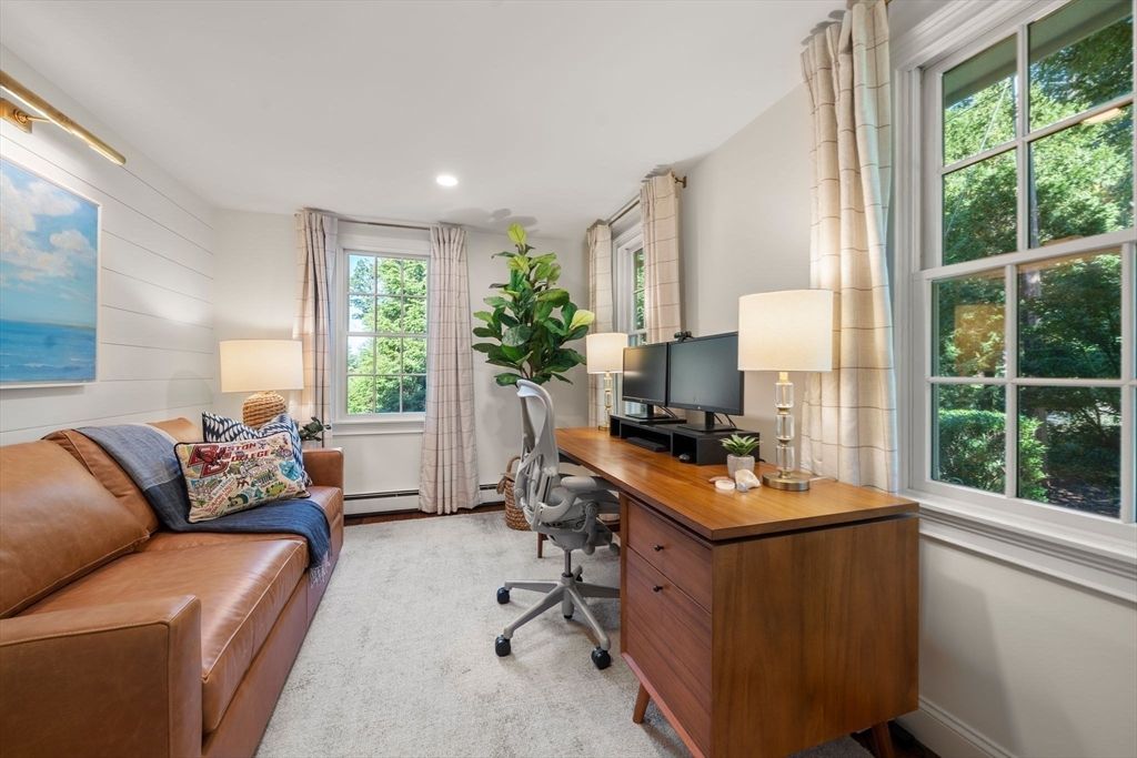 Home Office, Interior, Recessed Lighting