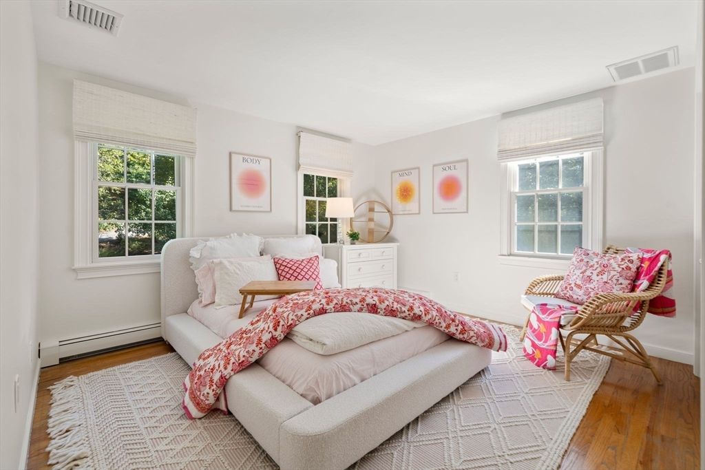 Bedroom, Interior, Wood Texture Flooring