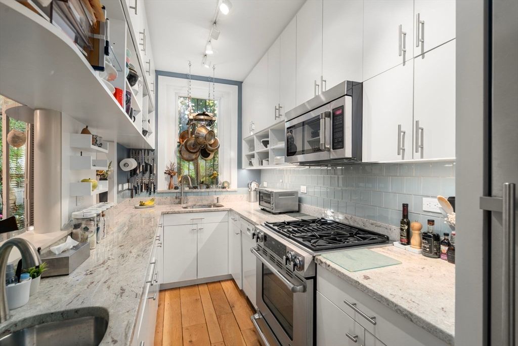 Interior, Kitchen, Wood Texture Flooring