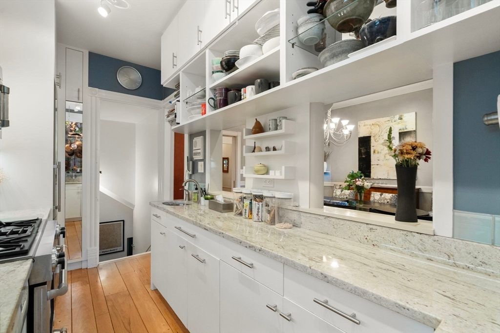 Interior, Kitchen, Wood Texture Flooring