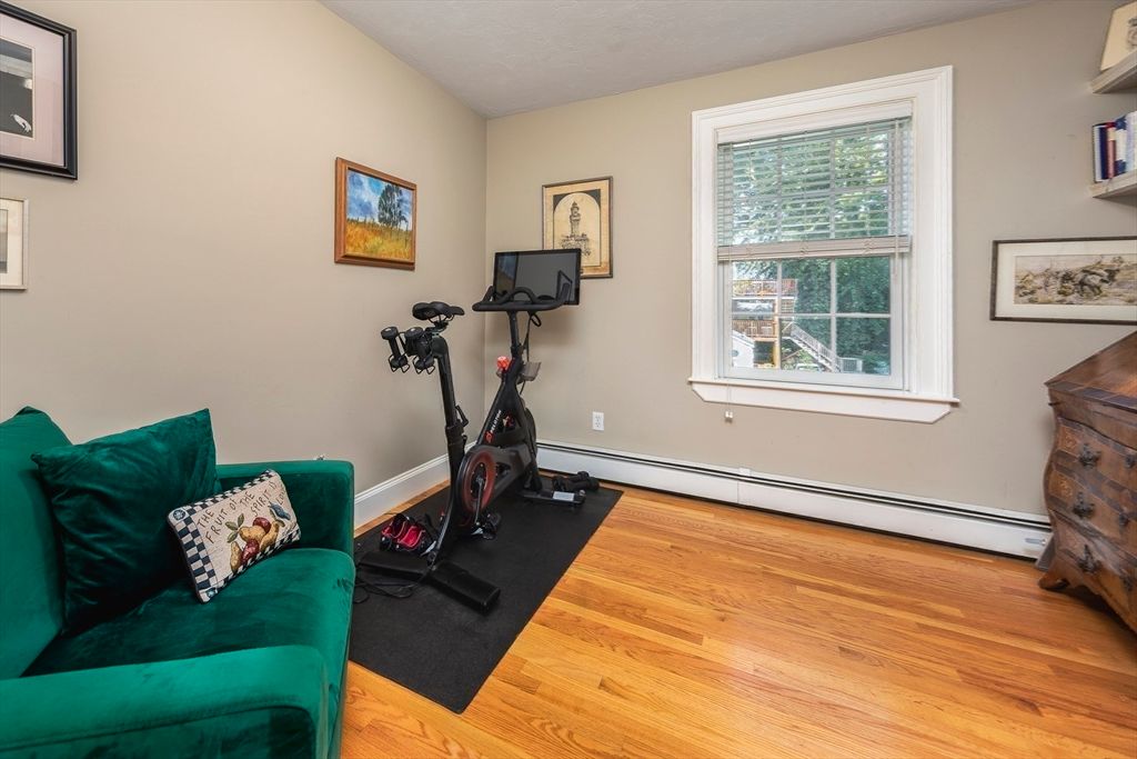 Fitness Equipment, Interior, Wood Texture Flooring