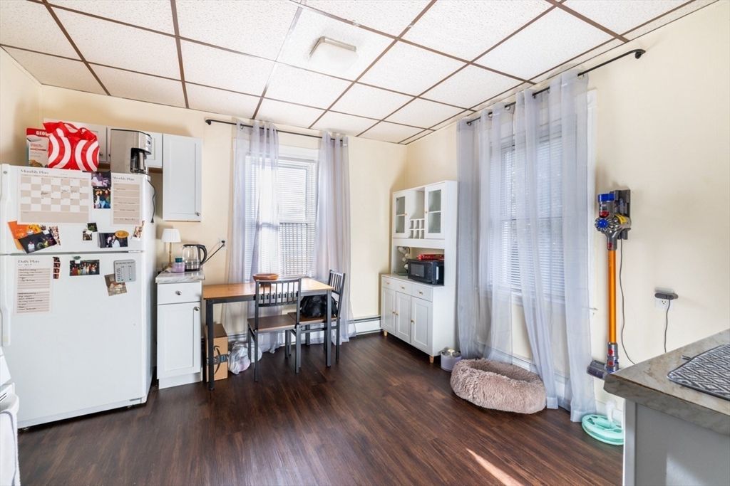 Dining room, Interior, Wood Texture Flooring