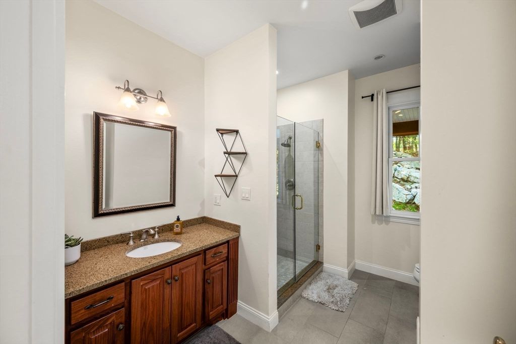 Bathroom, Glass Shower, Interior
