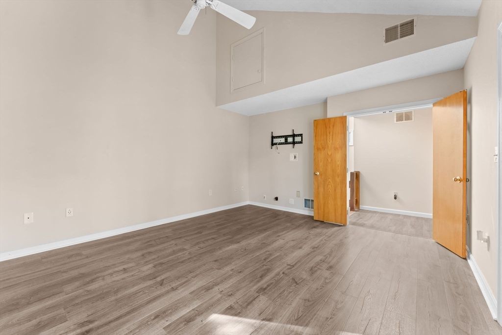 Empty room, Interior, Wood Texture Flooring