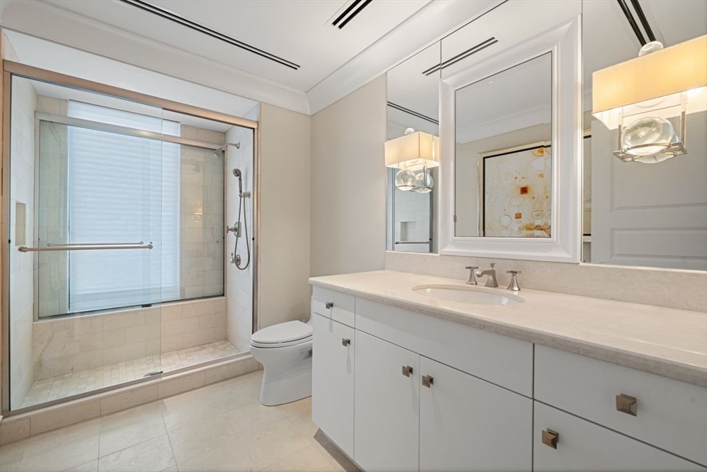 Bathroom, Glass Shower, Interior