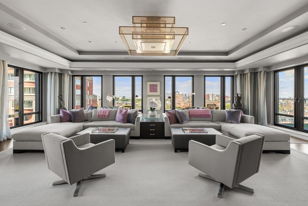 Interior, Living room, Recessed Lighting