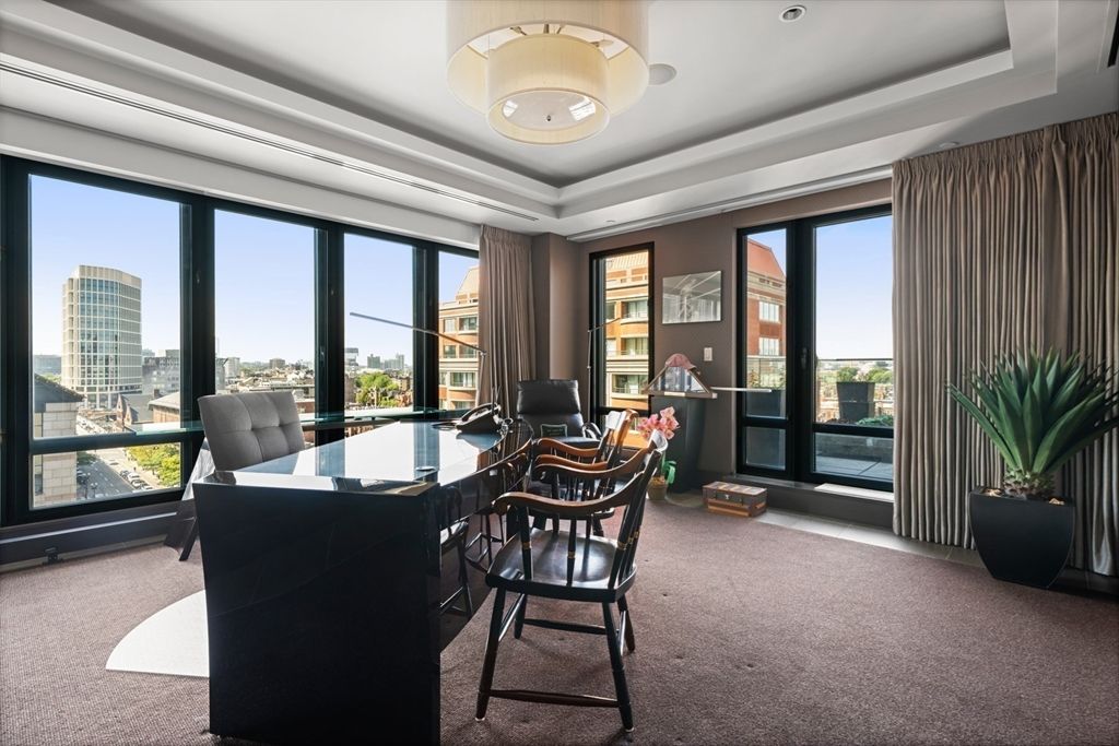 Home Office, Interior, Recessed Lighting