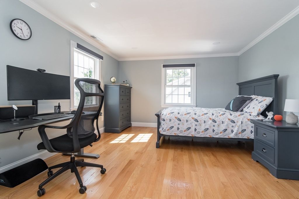 Bedroom, Home Office, Interior, Wood Texture Flooring
