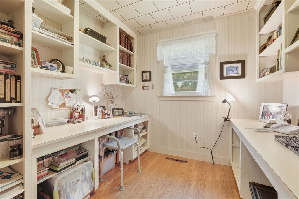 Home Office, Interior, Wood Texture Flooring