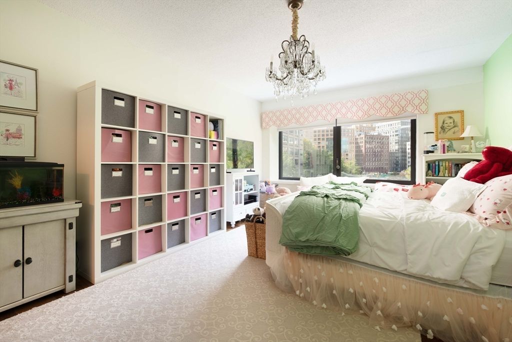 Bedroom, Chandelier, Interior