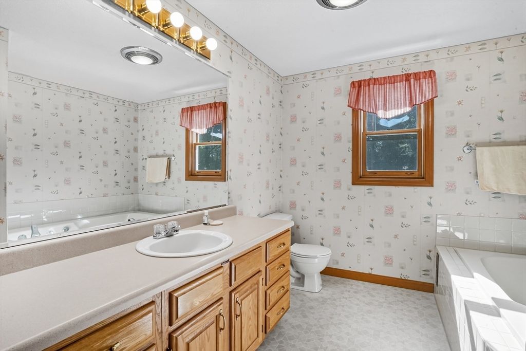 Bathroom, Dual Sink Vanities, Interior, Tile Countertops
