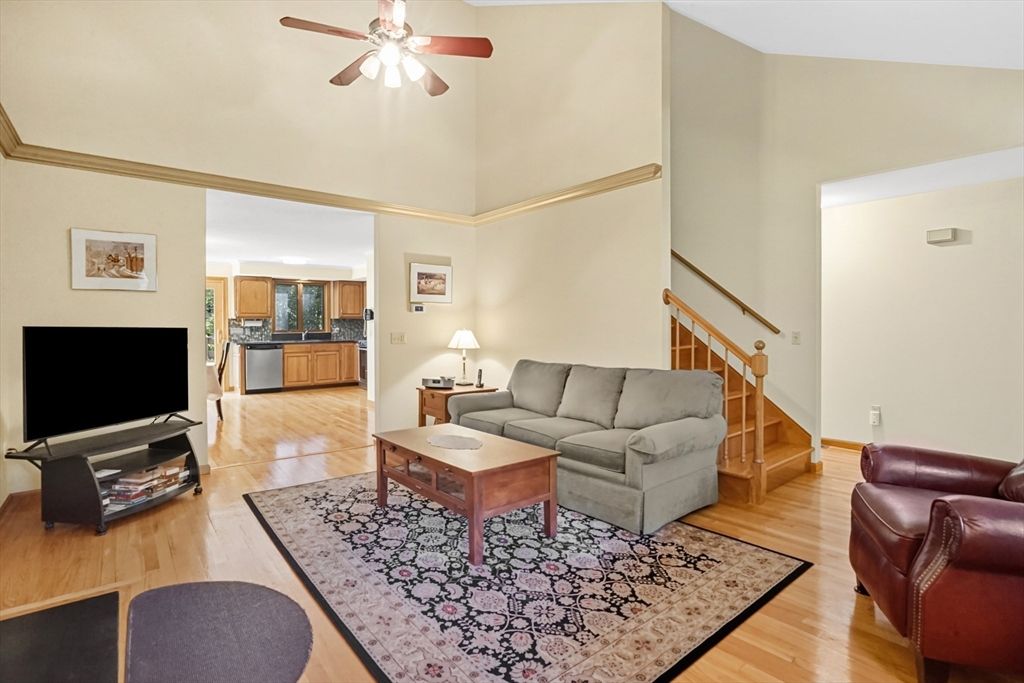 Interior, Kitchen, Living room, Wood Texture Flooring