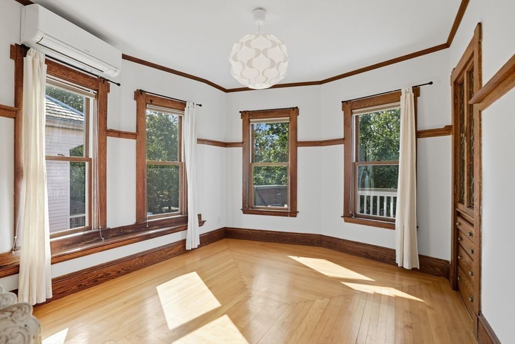 Empty room, Interior, Wood Texture Flooring