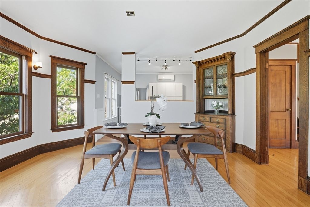 Dining room, Interior, Kitchen, Wood Texture Flooring