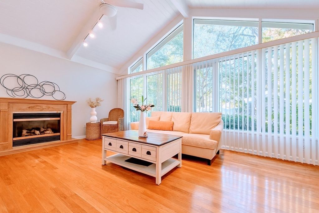 Fireplace, Interior, Wood Texture Flooring