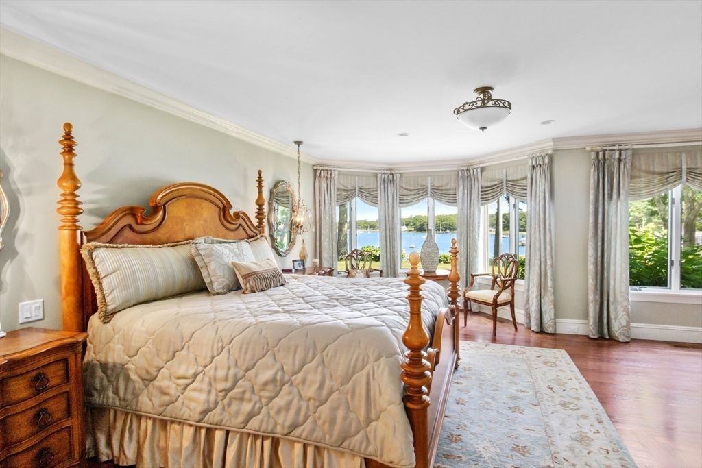 Bedroom, Interior, Water, Wood Texture Flooring