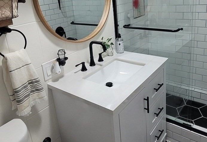 Bathroom, Glass Shower, Interior