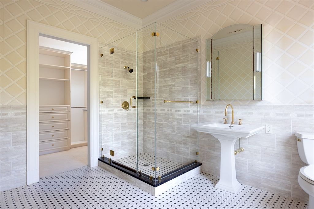 Bathroom, Glass Shower, Interior