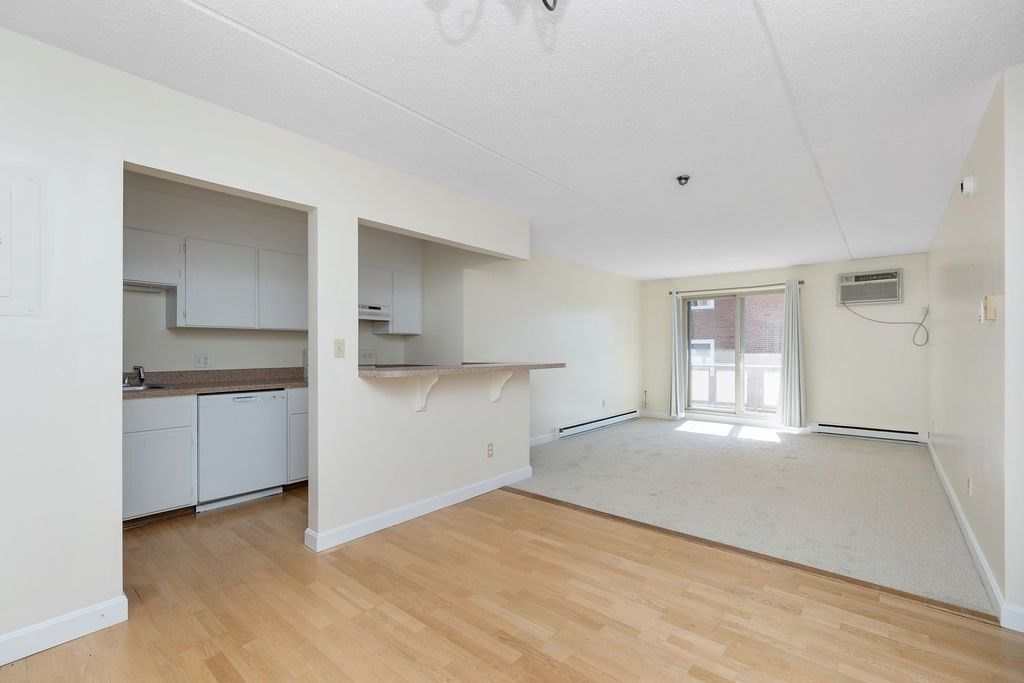 Empty room, Interior, Kitchen, Wood Texture Flooring