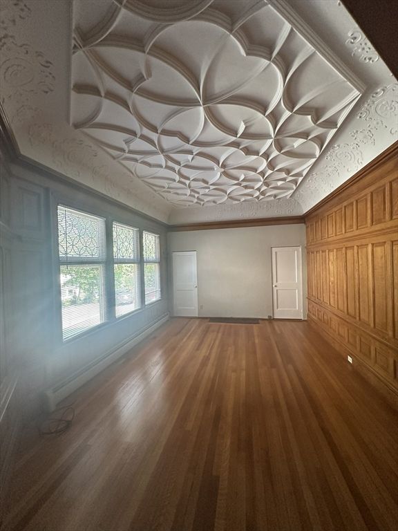 Empty room, Interior, Wood Texture Flooring
