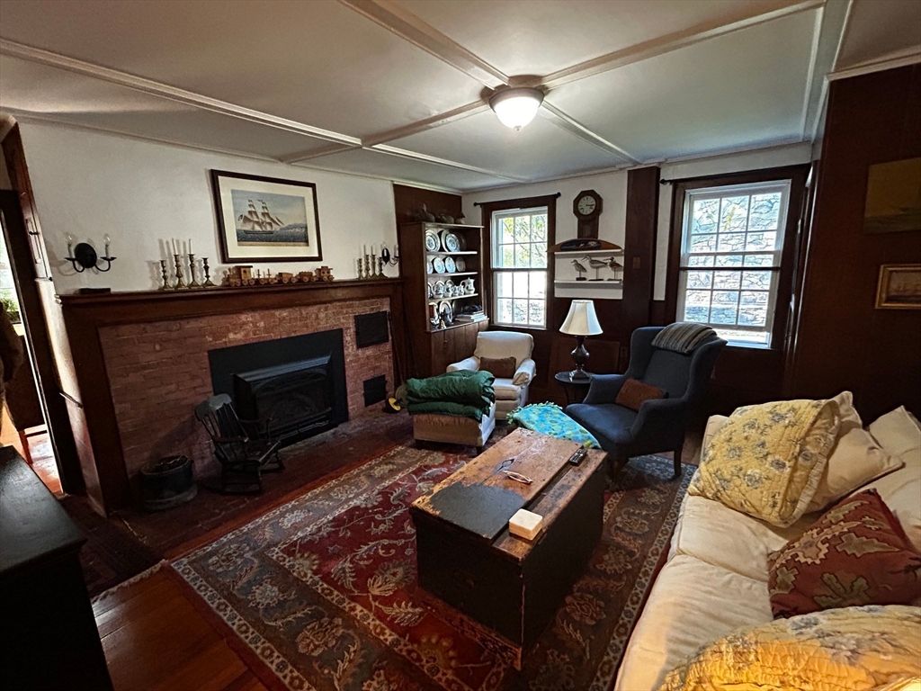 Fireplace, Interior, Living room, Wood Texture Flooring