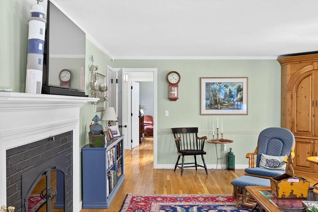 Fireplace, Interior, Wood Texture Flooring