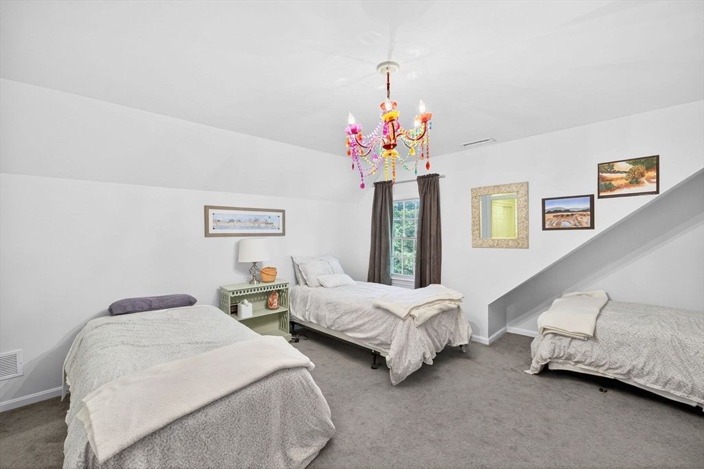 Bedroom, Chandelier, Interior