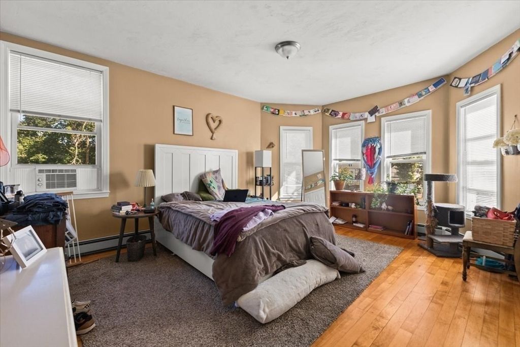 Bedroom, Interior, Wood Texture Flooring