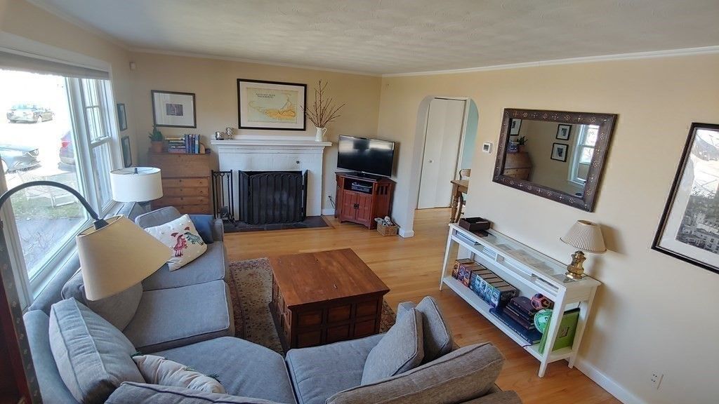 Fireplace, Interior, Living room, Wood Texture Flooring