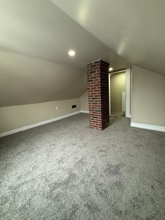 Empty room, Interior, Recessed Lighting, Stone Walls