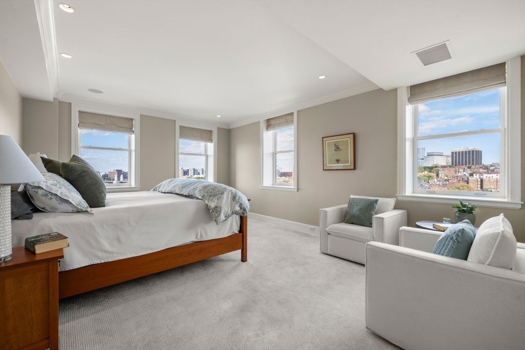 Bedroom, Interior, Recessed Lighting