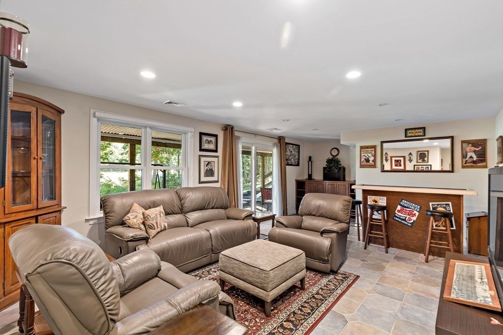 Interior, Living room, Recessed Lighting