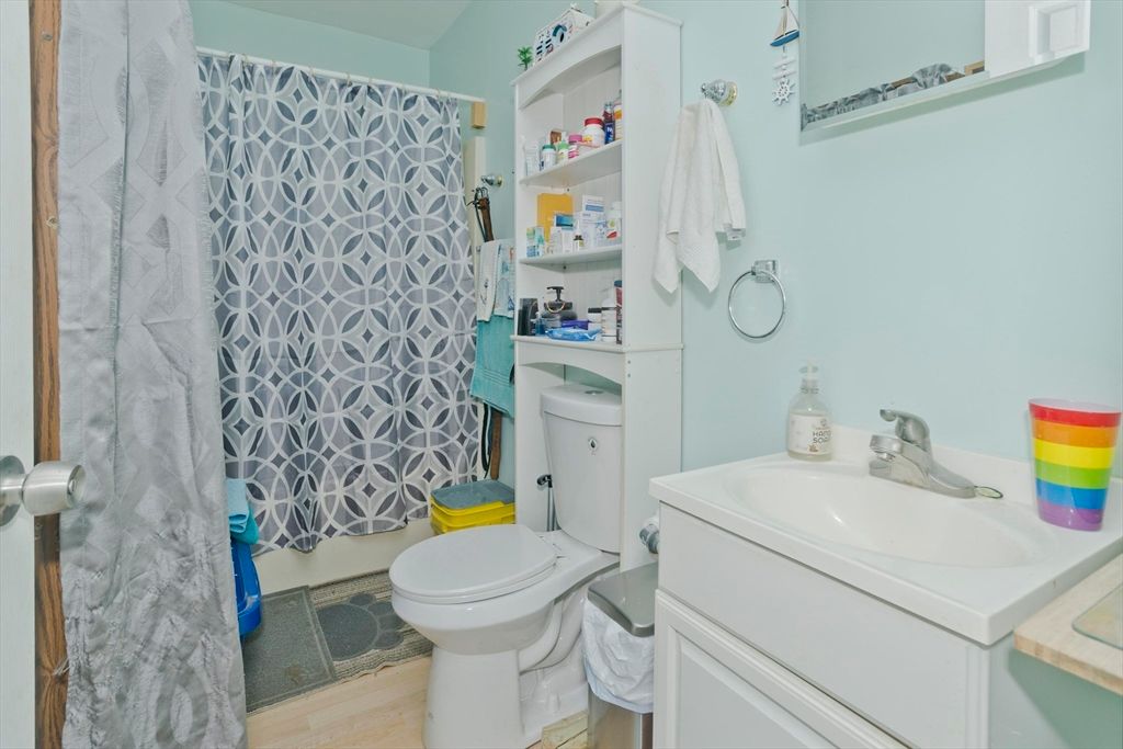 Bathroom, Interior, Wood Texture Flooring