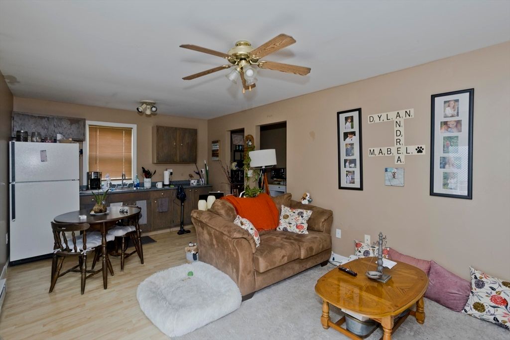 Dining room, Interior, Kitchen, Living room, Wood Texture Flooring