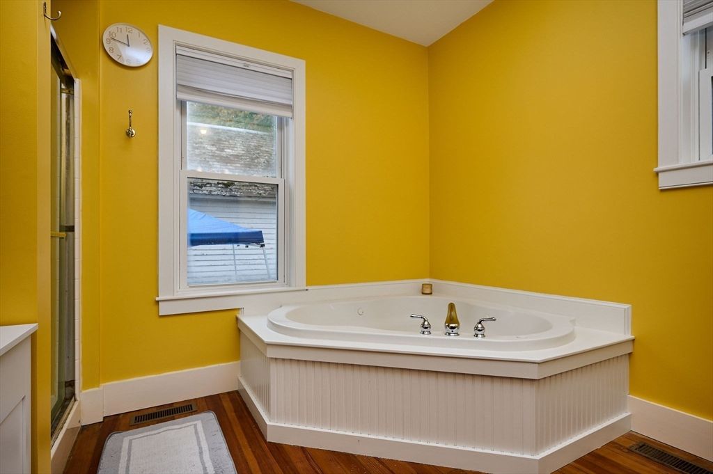 Bathroom, Interior, Wood Texture Flooring