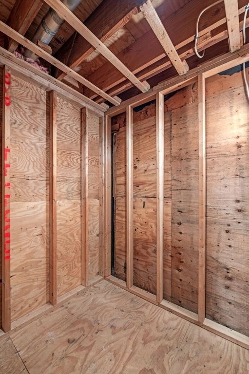 Empty room, Interior, Wooden Beams, Wooden Ceilings, Wood Texture Flooring, Wooden Walls