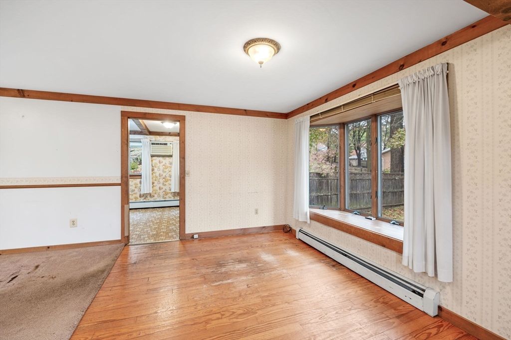 Empty room, Interior, Wood Texture Flooring