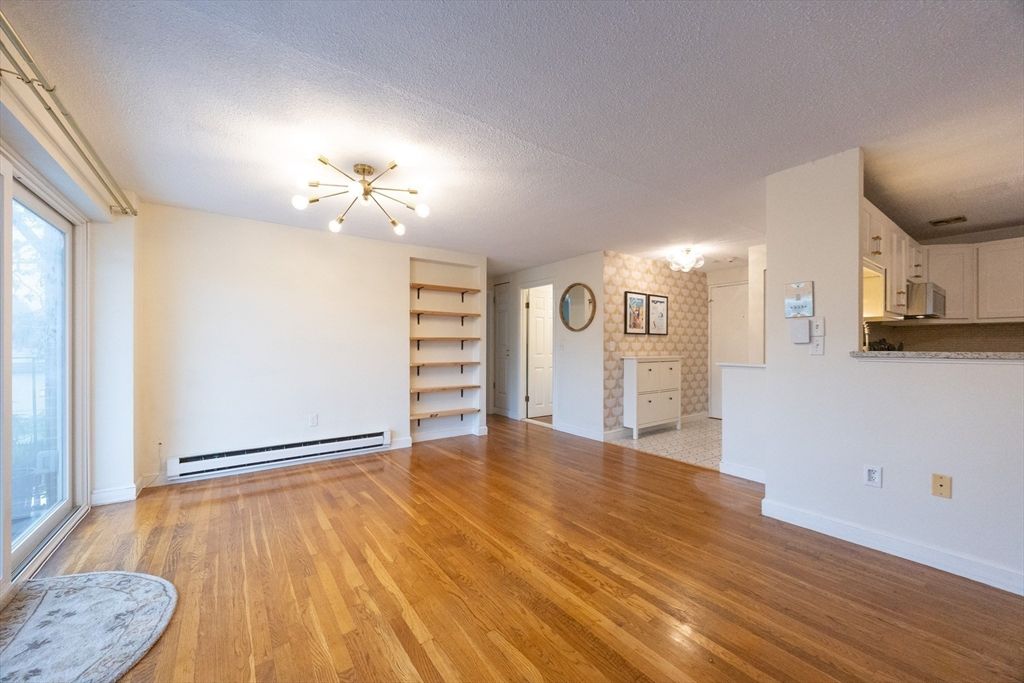 Empty room, Interior, Kitchen, Wood Texture Flooring