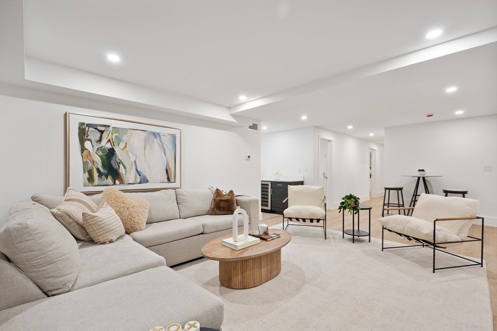 Interior, Living room, Recessed Lighting