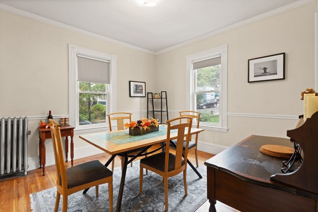 Dining room, Interior, Wood Texture Flooring