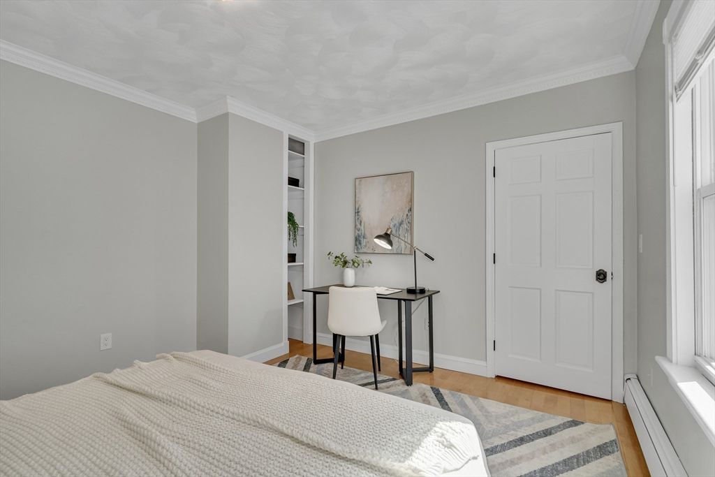 Bedroom, Home Office, Interior, Wood Texture Flooring
