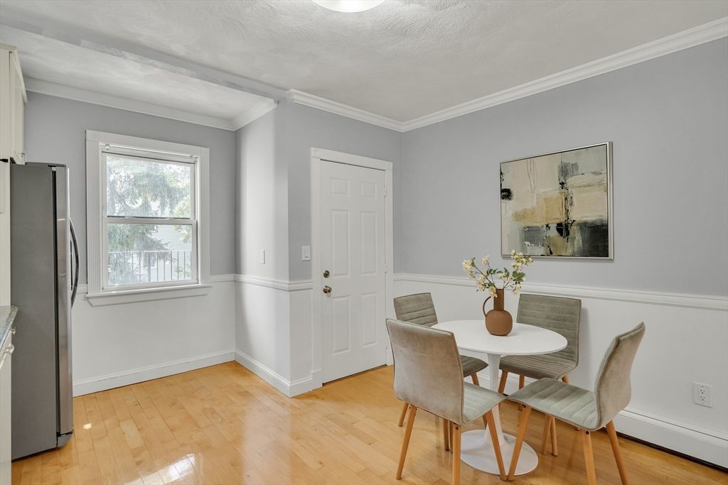 Dining room, Interior, Wood Texture Flooring