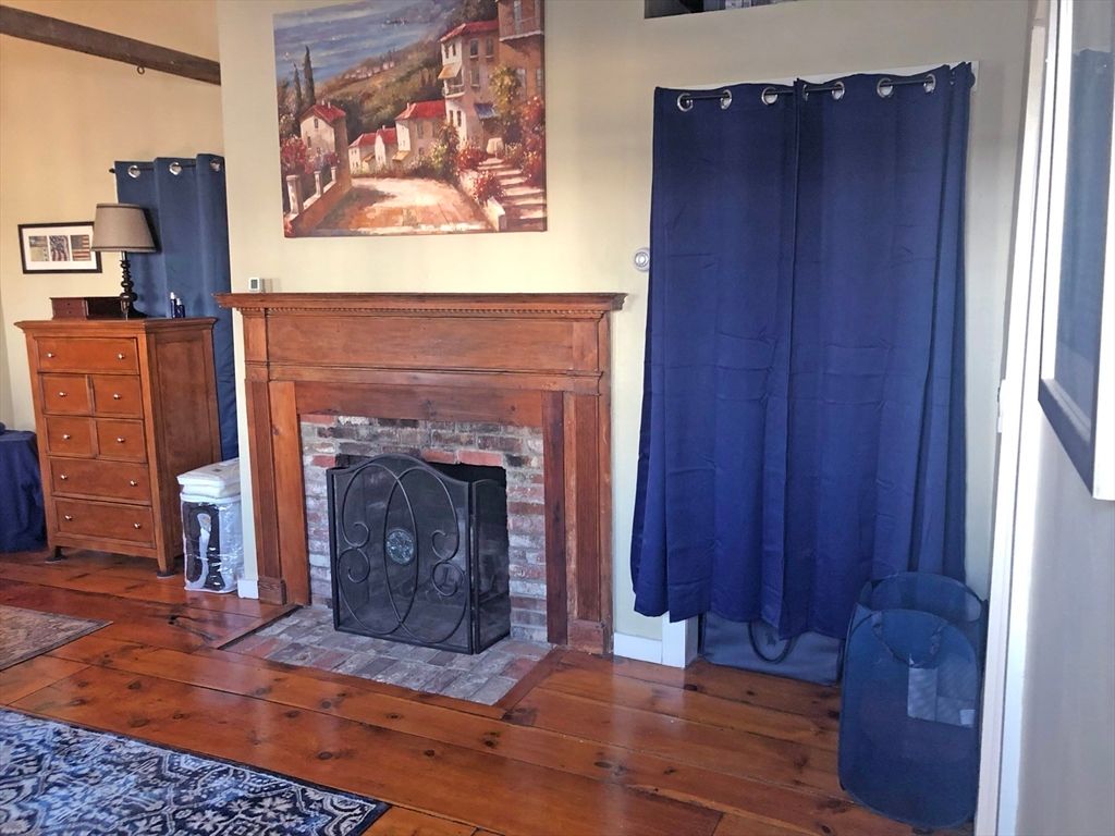 Fireplace, Interior, Wood Texture Flooring