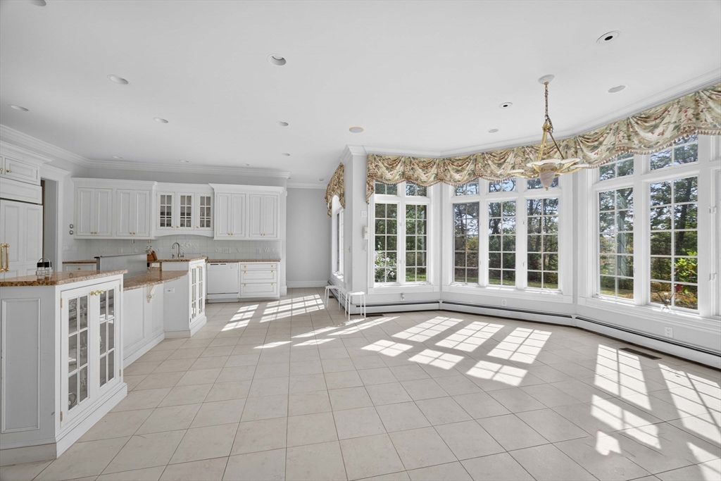 Empty room, Interior, Kitchen, Pendant Lights, Recessed Lighting