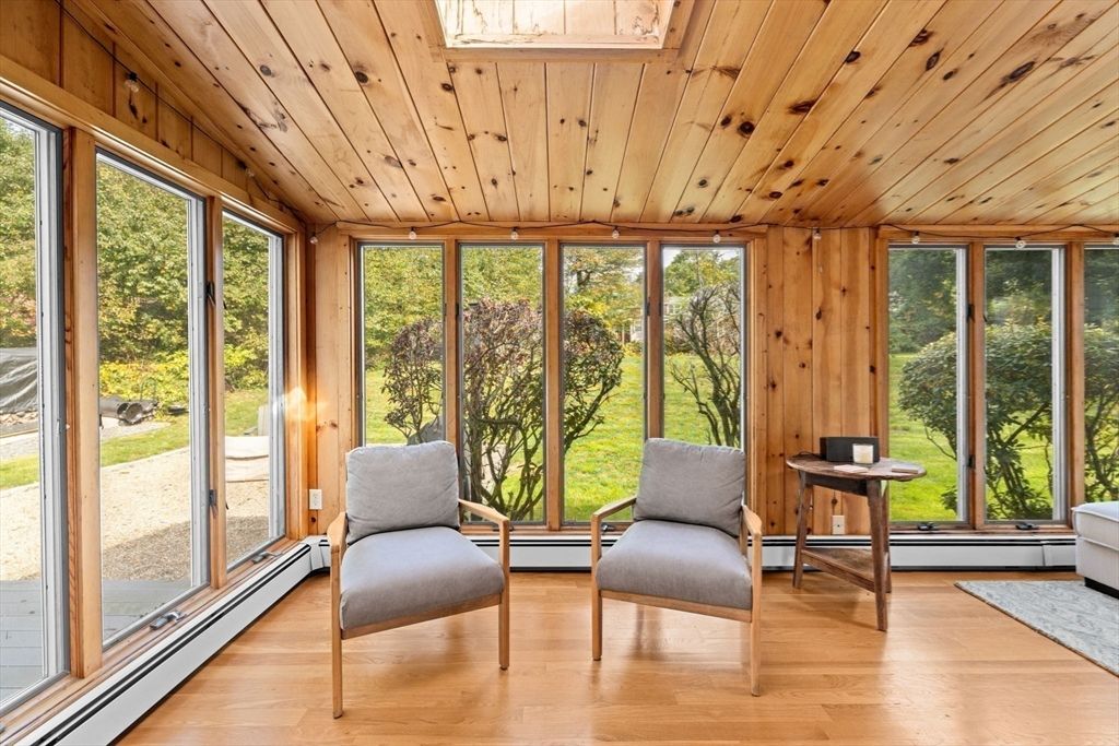 Interior, Sun Room, Wooden Ceilings, Wood Texture Flooring, Wooden Walls