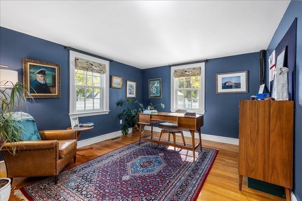 Home Office, Interior, Wood Texture Flooring