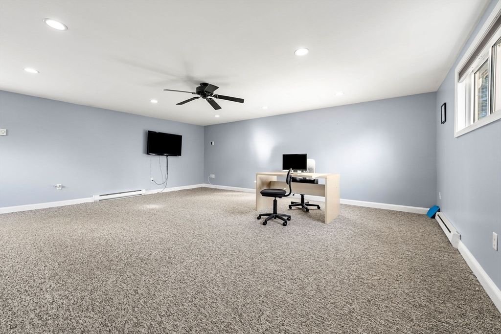 Home Office, Interior, Recessed Lighting
