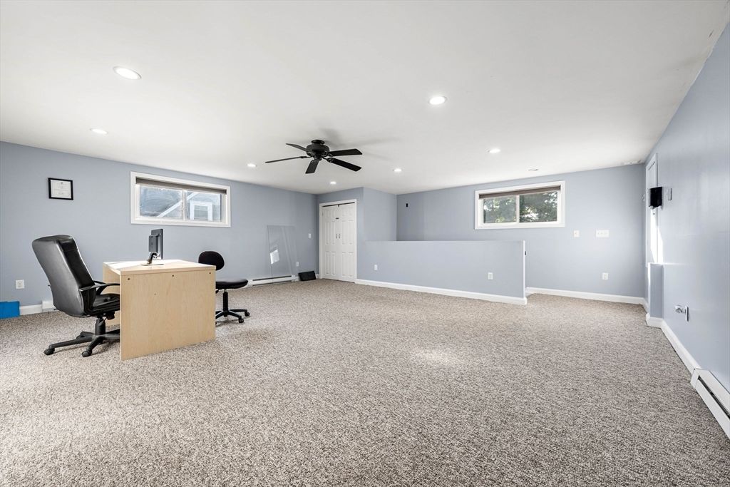 Home Office, Interior, Recessed Lighting